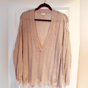 POL open weave sweater size S